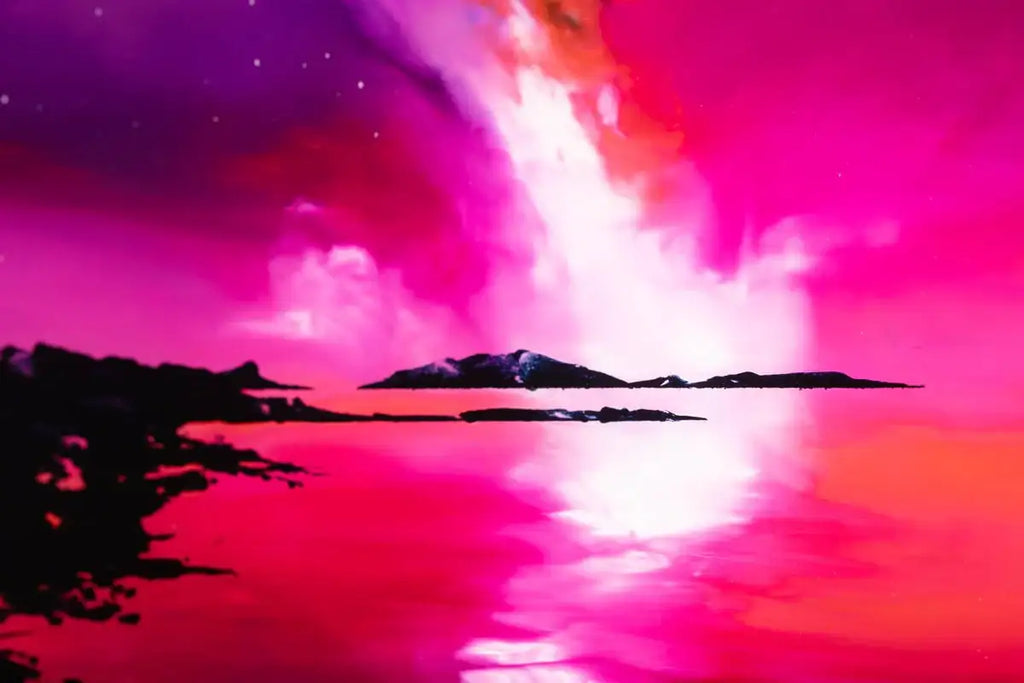 When the Stars Go Blue - Original - SOLD by artist Richard King - Wyecliffe Galleries