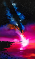 When the Stars Go Blue - Original - SOLD by artist Richard King - Wyecliffe Galleries