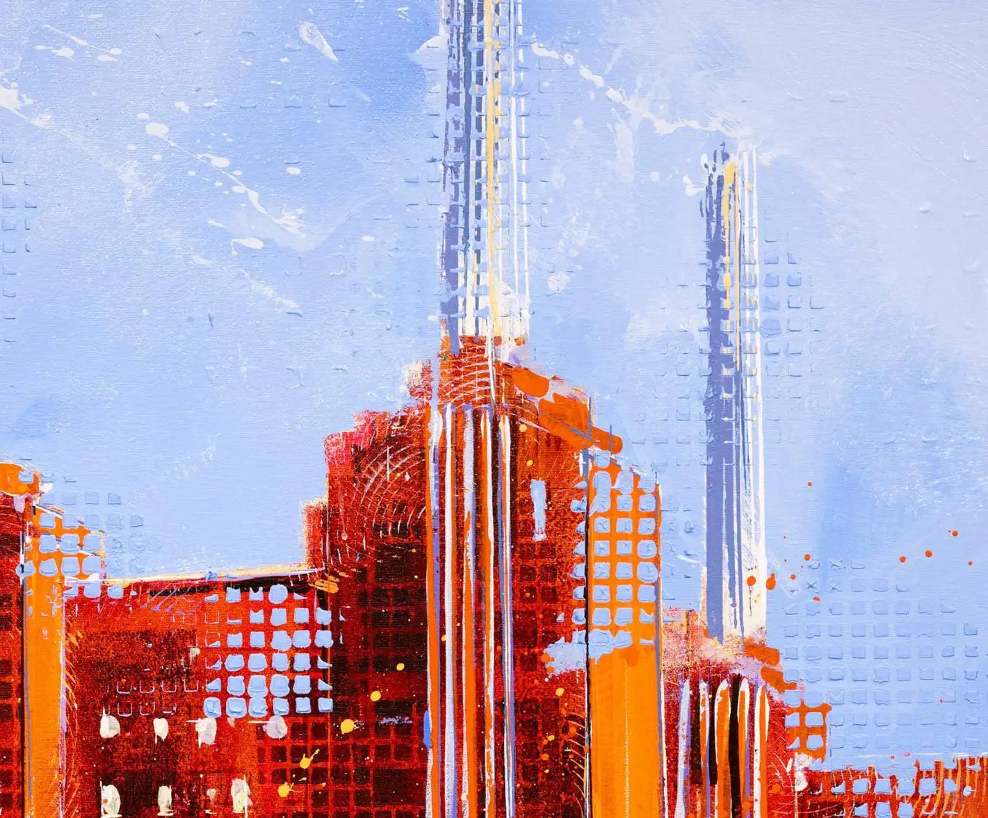 Battersea Dusk - Original - SOLD by artist Richard Knight - Wyecliffe Galleries