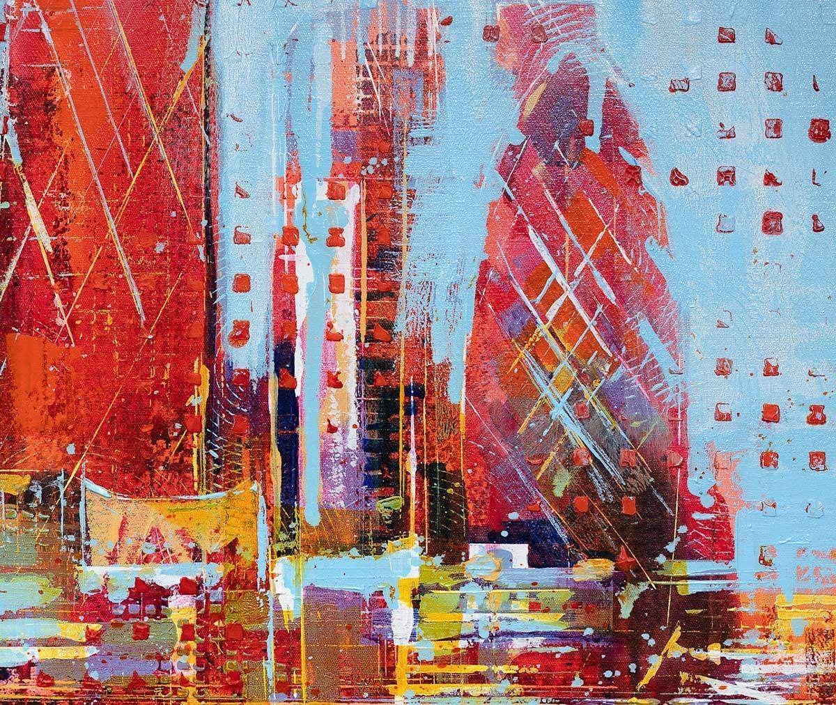City of Colour - Original - SOLD by artist Richard Knight - Wyecliffe Galleries