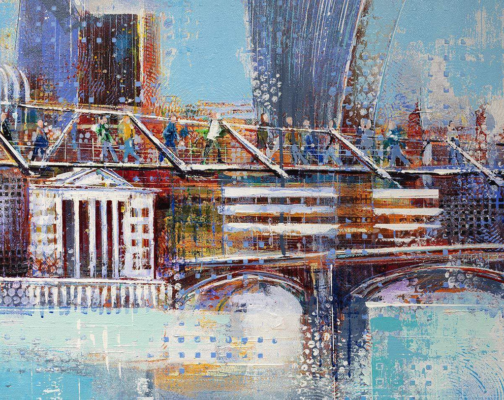 Millennium City - SOLD by artist Richard Knight - Wyecliffe Galleries