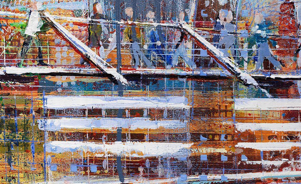 Millennium City - SOLD by artist Richard Knight - Wyecliffe Galleries