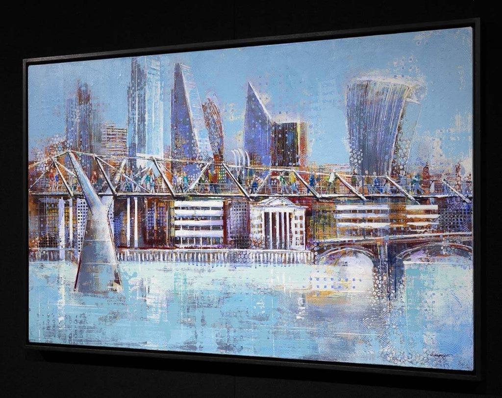 Millennium City - SOLD by artist Richard Knight - Wyecliffe Galleries