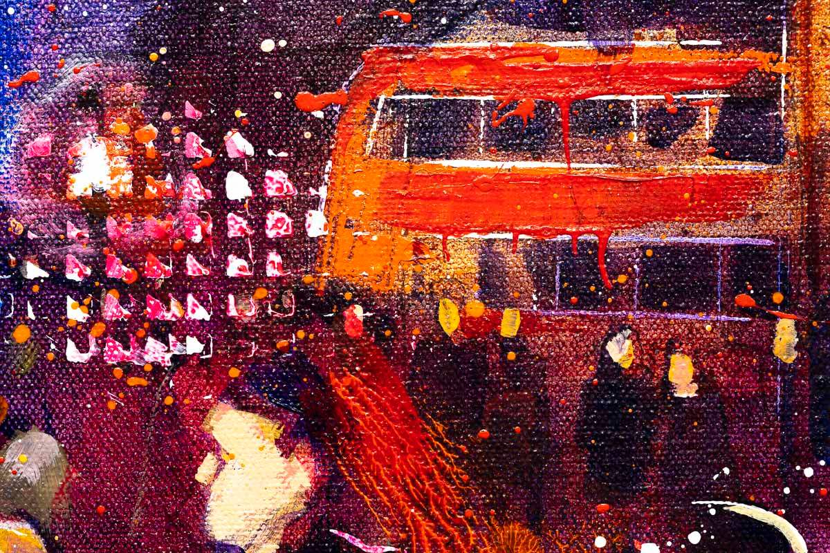 This is London - Original - SOLD by artist Richard Knight - Wyecliffe Galleries