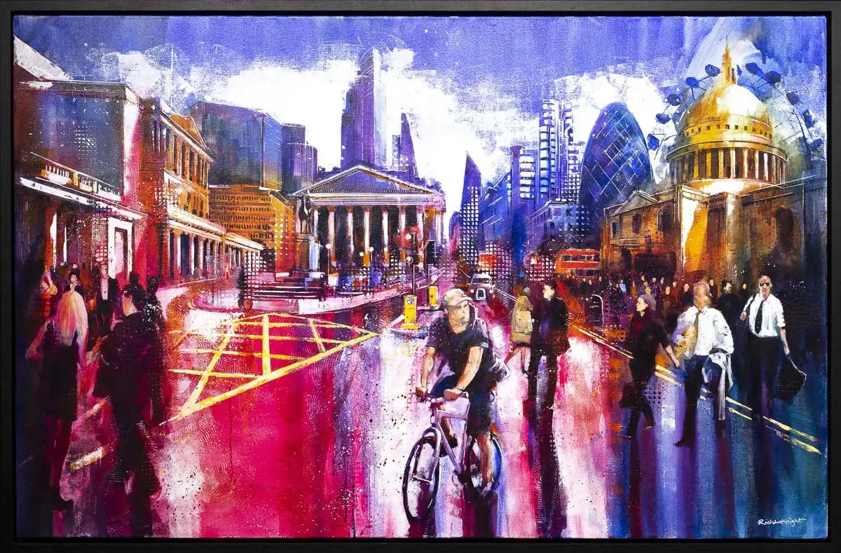 This is London - Original - SOLD by artist Richard Knight - Wyecliffe Galleries