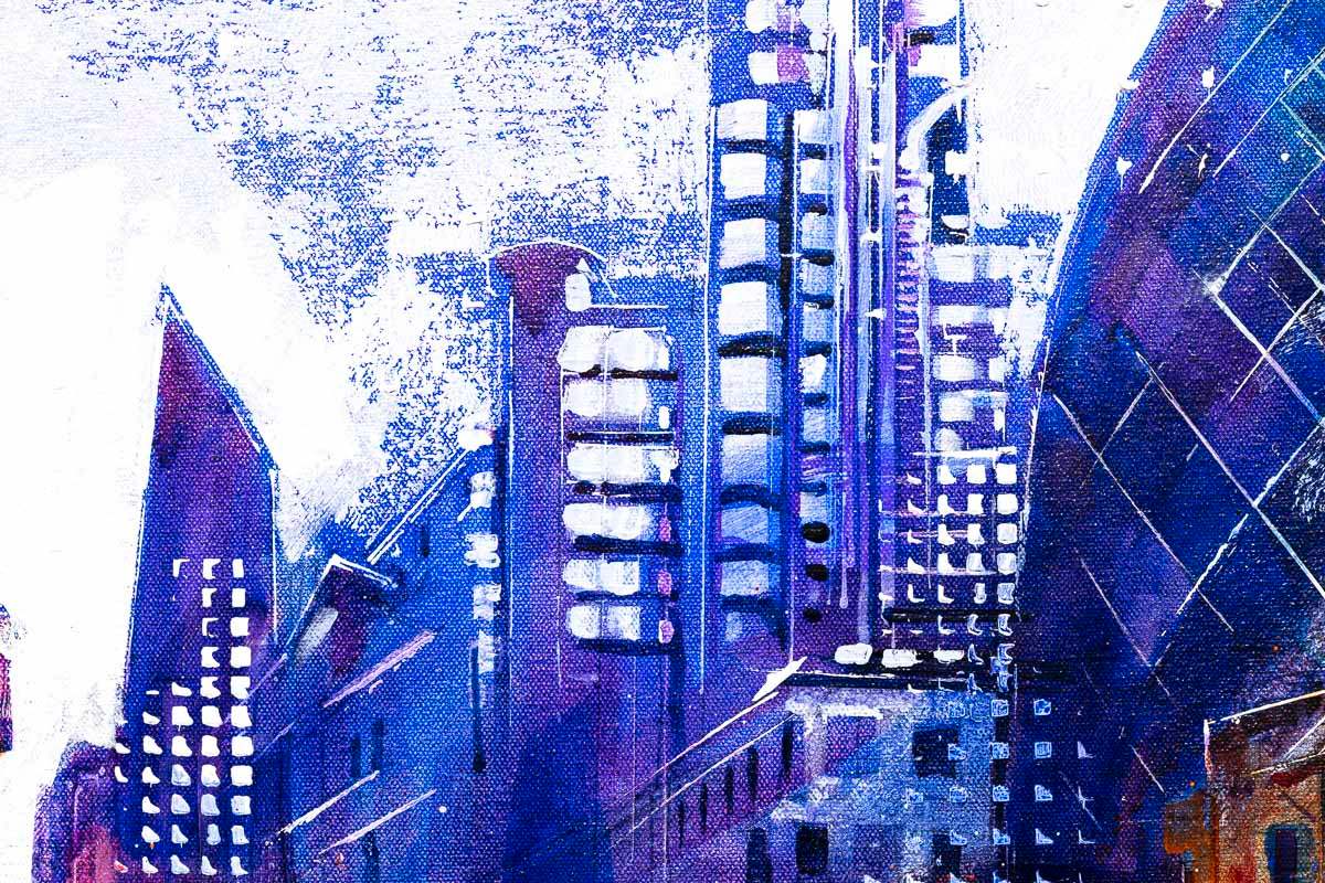 This is London - Original - SOLD by artist Richard Knight - Wyecliffe Galleries