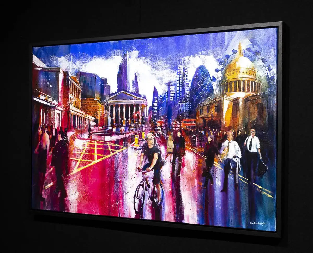 This is London - Original - SOLD by artist Richard Knight - Wyecliffe Galleries