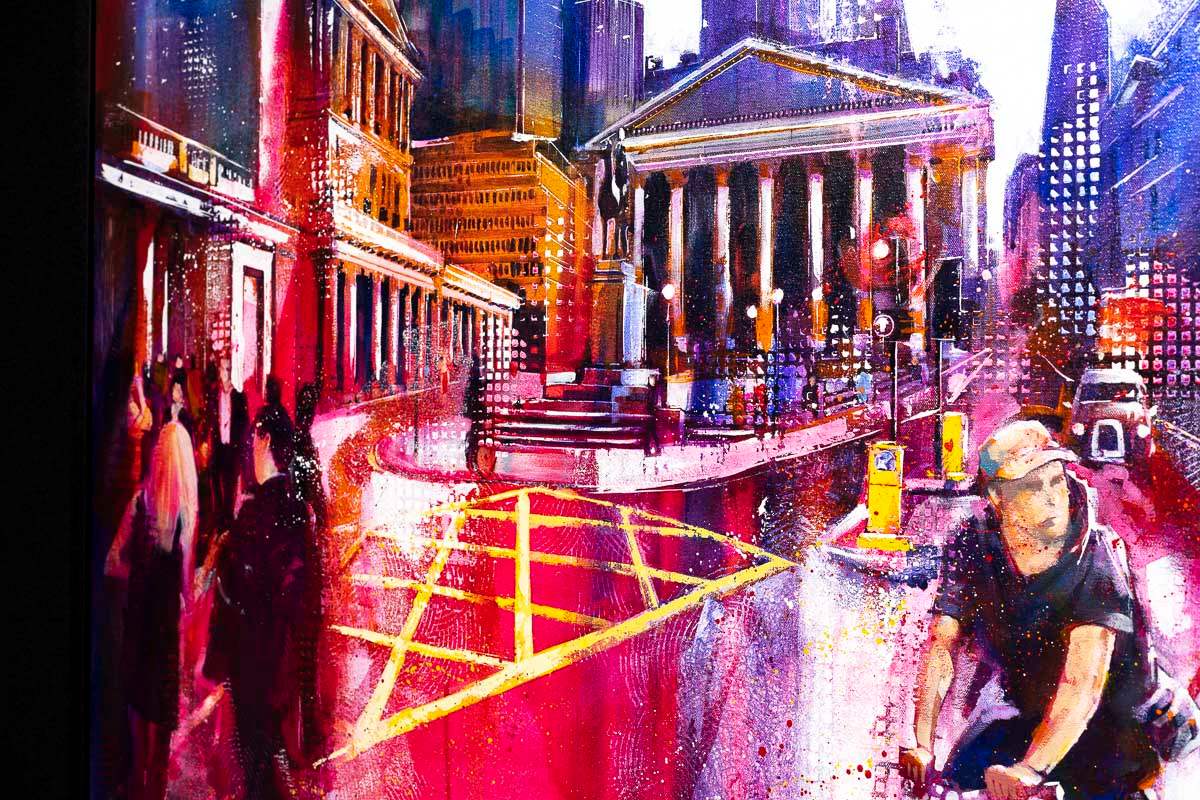 This is London - Original - SOLD by artist Richard Knight - Wyecliffe Galleries