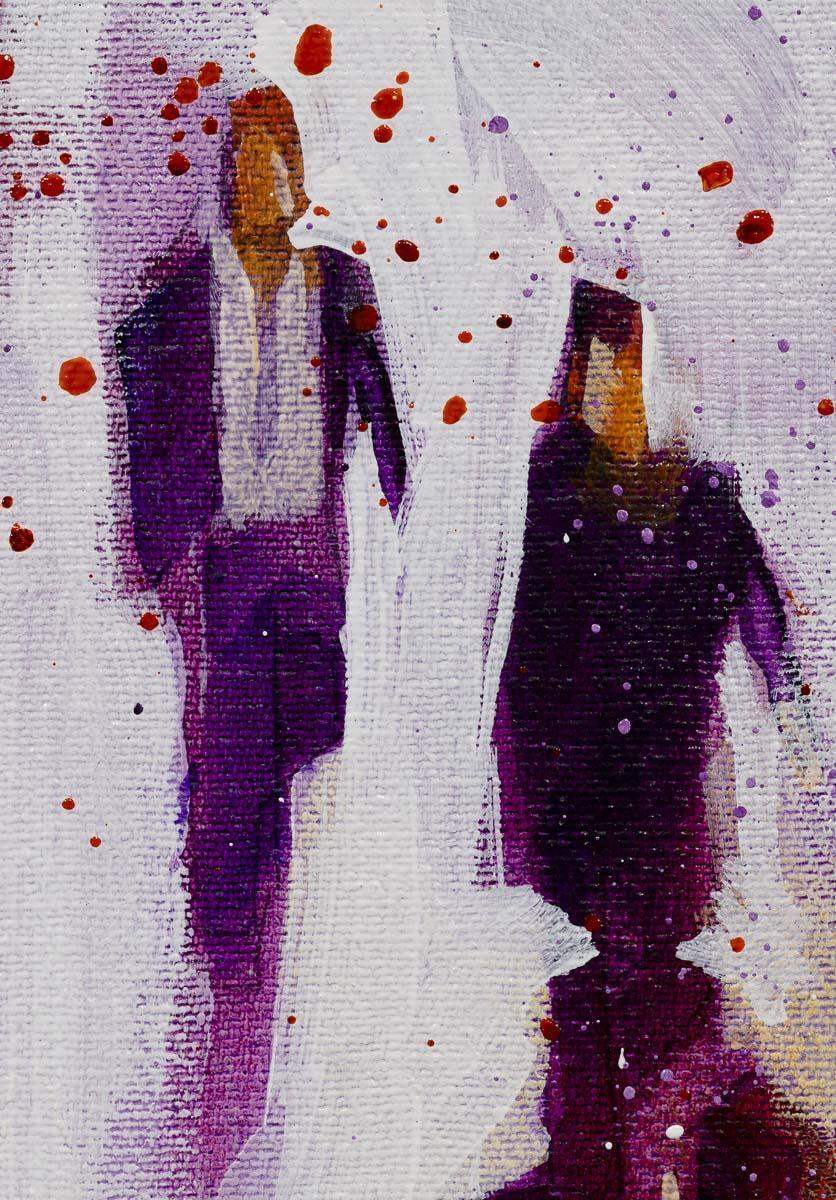 Under The Clock, Waterloo - Original - SOLD by artist Richard Knight - Wyecliffe Galleries