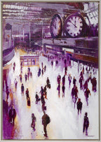 Under The Clock, Waterloo - Original - SOLD by artist Richard Knight - Wyecliffe Galleries