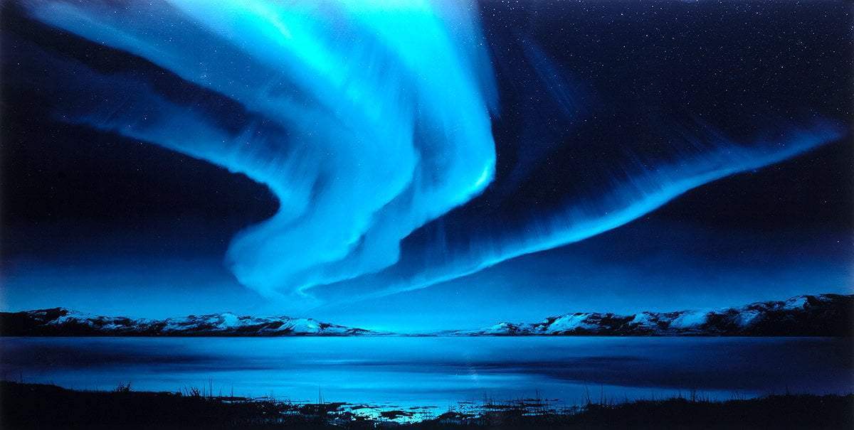 Borealis Blue - Limited Edition - SOLD OUT by artist Richard Rowan - Wyecliffe Galleries