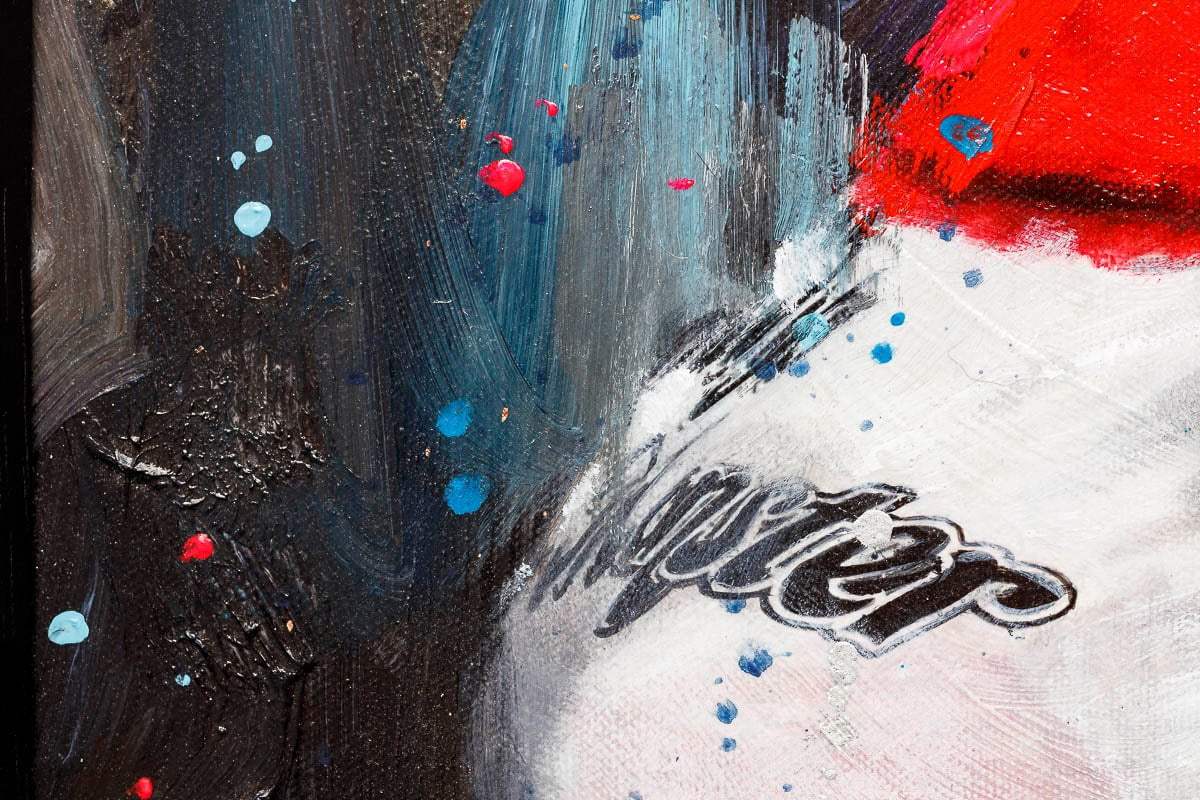 Harley Quinn - Original - SOLD by artist Rob Hefferan - Wyecliffe Galleries