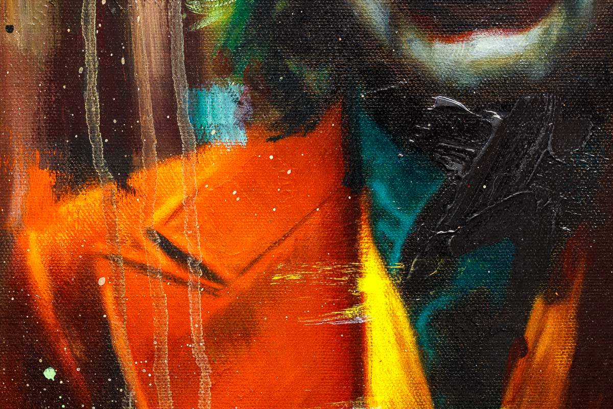 Joker l - Original by artist Rob Hefferan - Wyecliffe Galleries