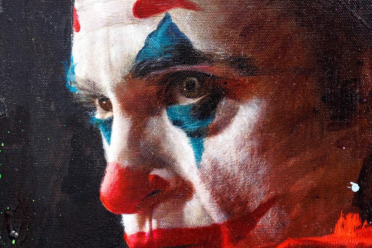 Joker ll - Original by artist Rob Hefferan - Wyecliffe Galleries