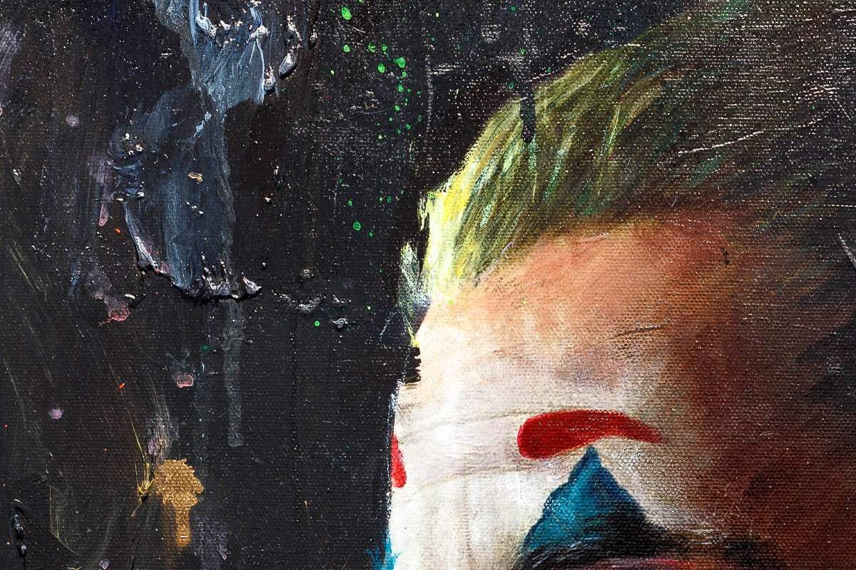 Joker ll - Original by artist Rob Hefferan - Wyecliffe Galleries