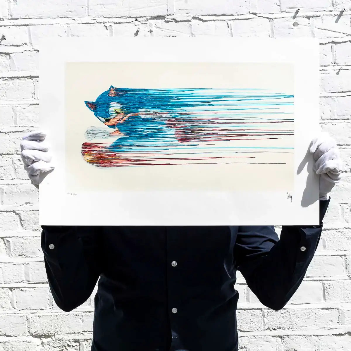 Sonic 25th Anniversary Matching Set of 4 - Edition by artist Collaboration - Wyecliffe Galleries
