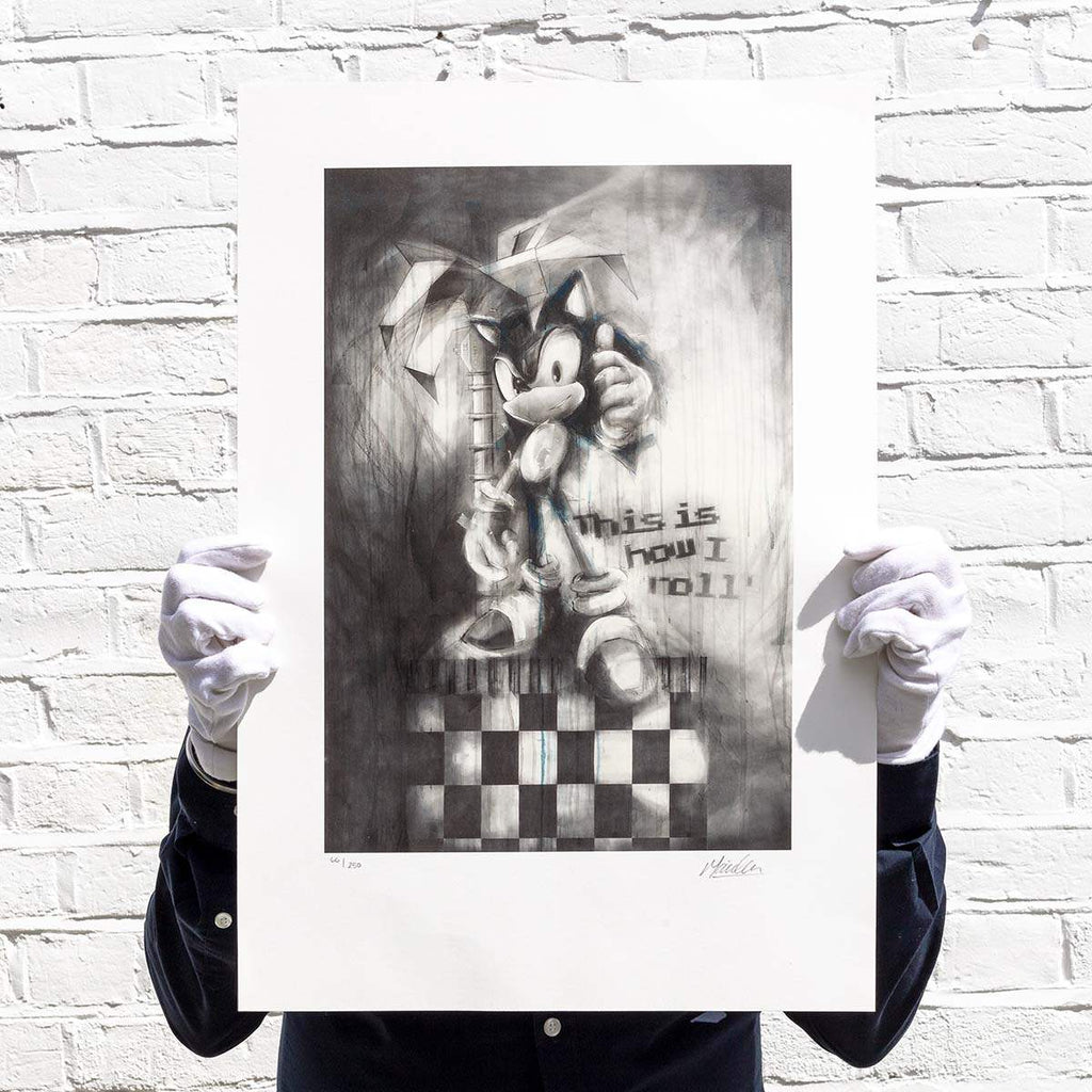 Sonic 25th Anniversary Matching Set of 4 - Edition by artist Collaboration - Wyecliffe Galleries