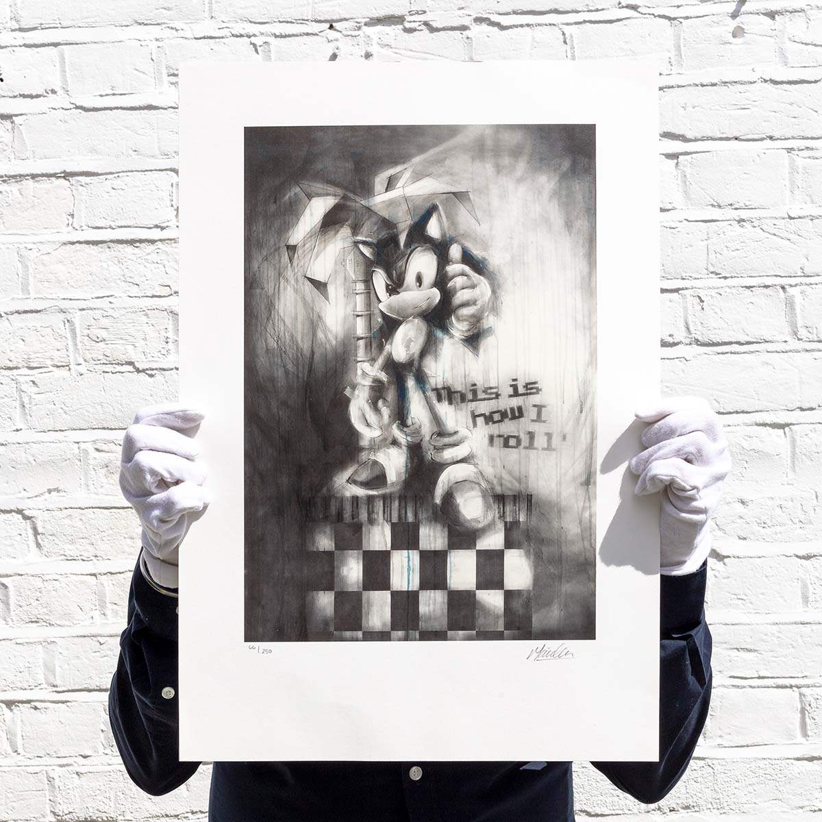 Sonic 25th Anniversary Matching Set of 4 - Edition by artist Collaboration - Wyecliffe Galleries