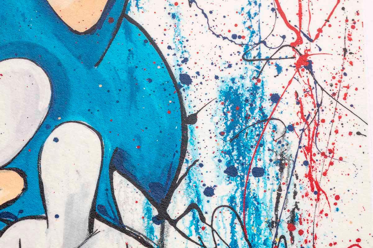 Sonic 25th Anniversary Matching Set of 4 - Edition by artist Collaboration - Wyecliffe Galleries