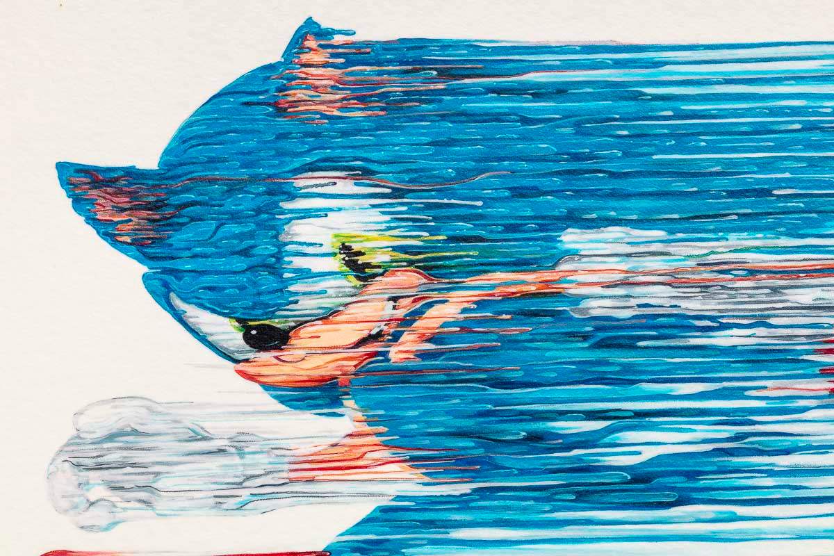 Sonic 25th Anniversary Matching Set of 4 - Edition by artist Collaboration - Wyecliffe Galleries