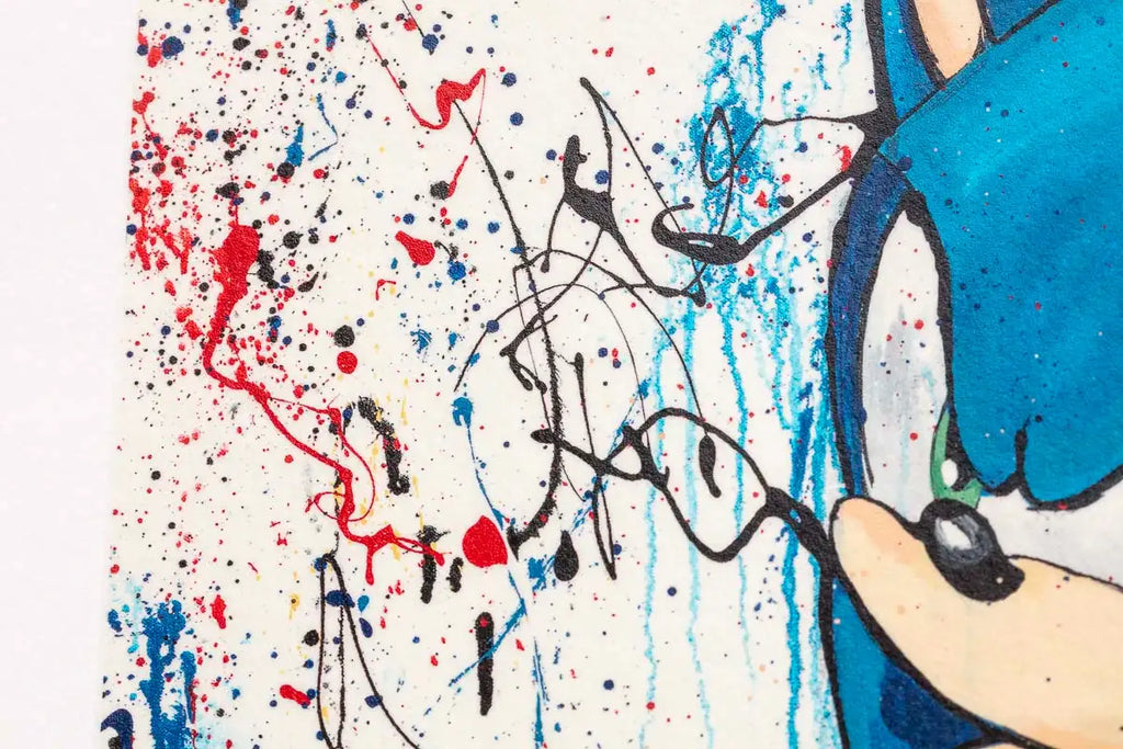 Sonic 25th Anniversary Matching Set of 4 - Edition by artist Collaboration - Wyecliffe Galleries