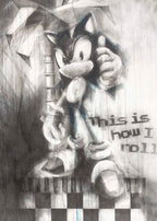 Sonic 25th Anniversary Matching Set of 4 - Edition by artist Collaboration - Wyecliffe Galleries