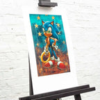 Sonic 25th Anniversary Matching Set of 4 - Edition by artist Collaboration - Wyecliffe Galleries