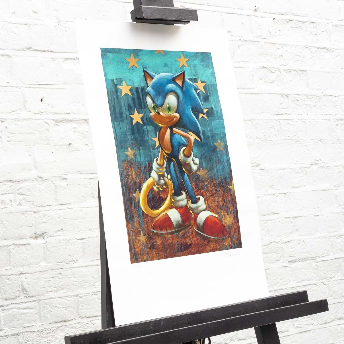 Sonic & Shadow A4 Print -  Denmark