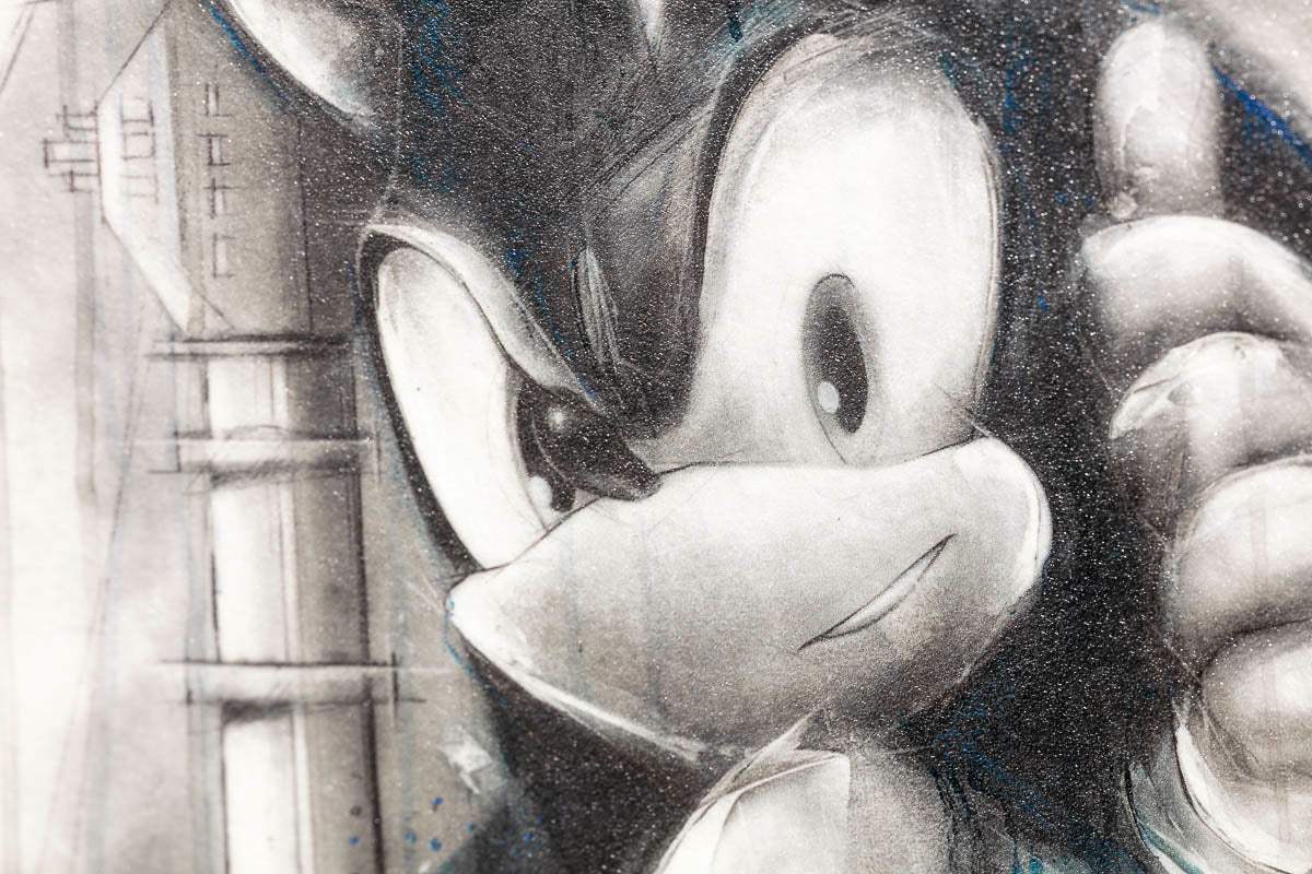Sonic 25th Anniversary Matching Set of 4 - Edition by artist Collaboration - Wyecliffe Galleries