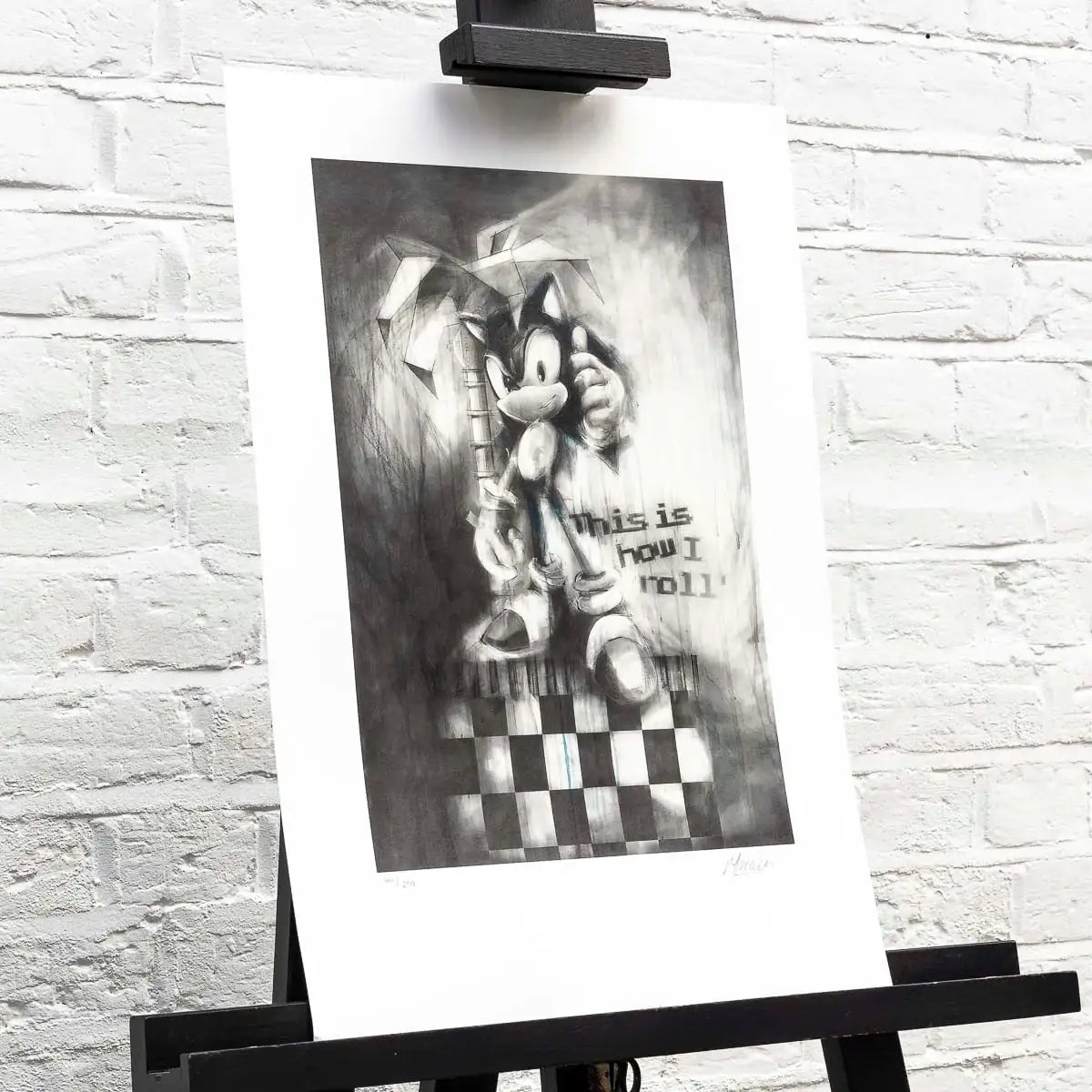 Sonic 25th Anniversary Matching Set of 4 - Edition by artist Collaboration - Wyecliffe Galleries