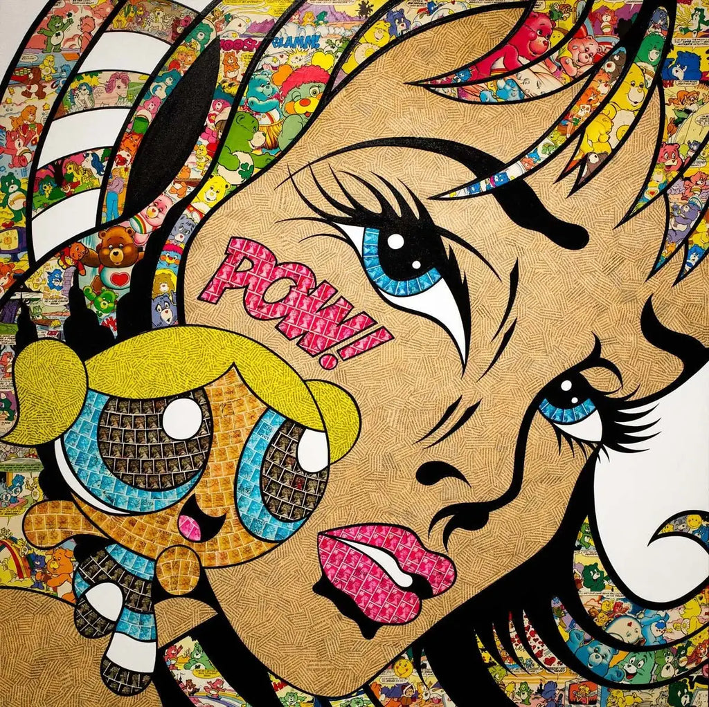 A Kaleidoscope of Cuteness - SOLD by artist Robin Coleman - Wyecliffe Galleries