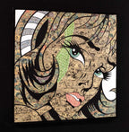 A Touch of the Green Eyed Monster - Original - SOLD by artist Robin Coleman - Wyecliffe Galleries