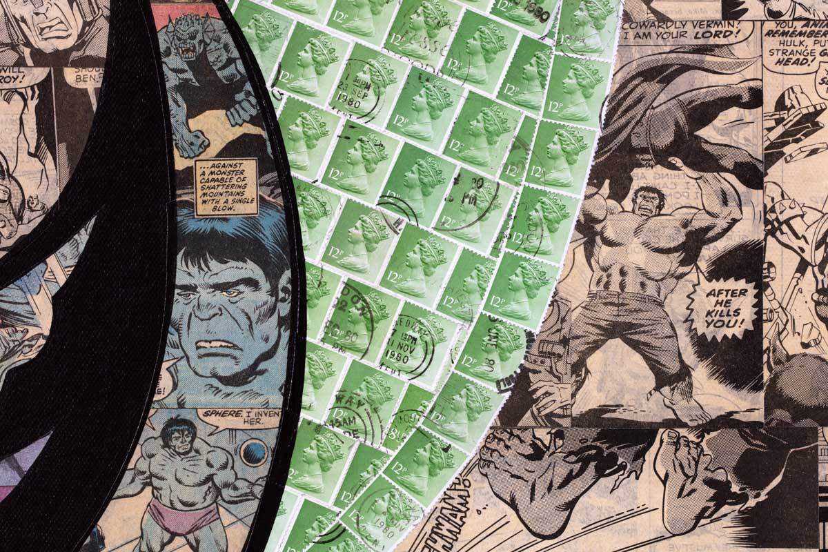 A Touch of the Green Eyed Monster - Original - SOLD by artist Robin Coleman - Wyecliffe Galleries