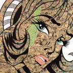 A Touch of the Green Eyed Monster - Original - SOLD by artist Robin Coleman - Wyecliffe Galleries