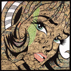 A Touch of the Green Eyed Monster - Original - SOLD by artist Robin Coleman - Wyecliffe Galleries