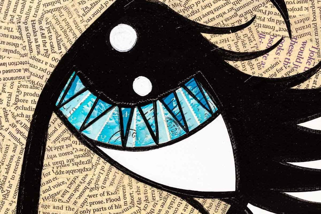 Cool For Cats - Original - SOLD by artist Robin Coleman - Wyecliffe Galleries