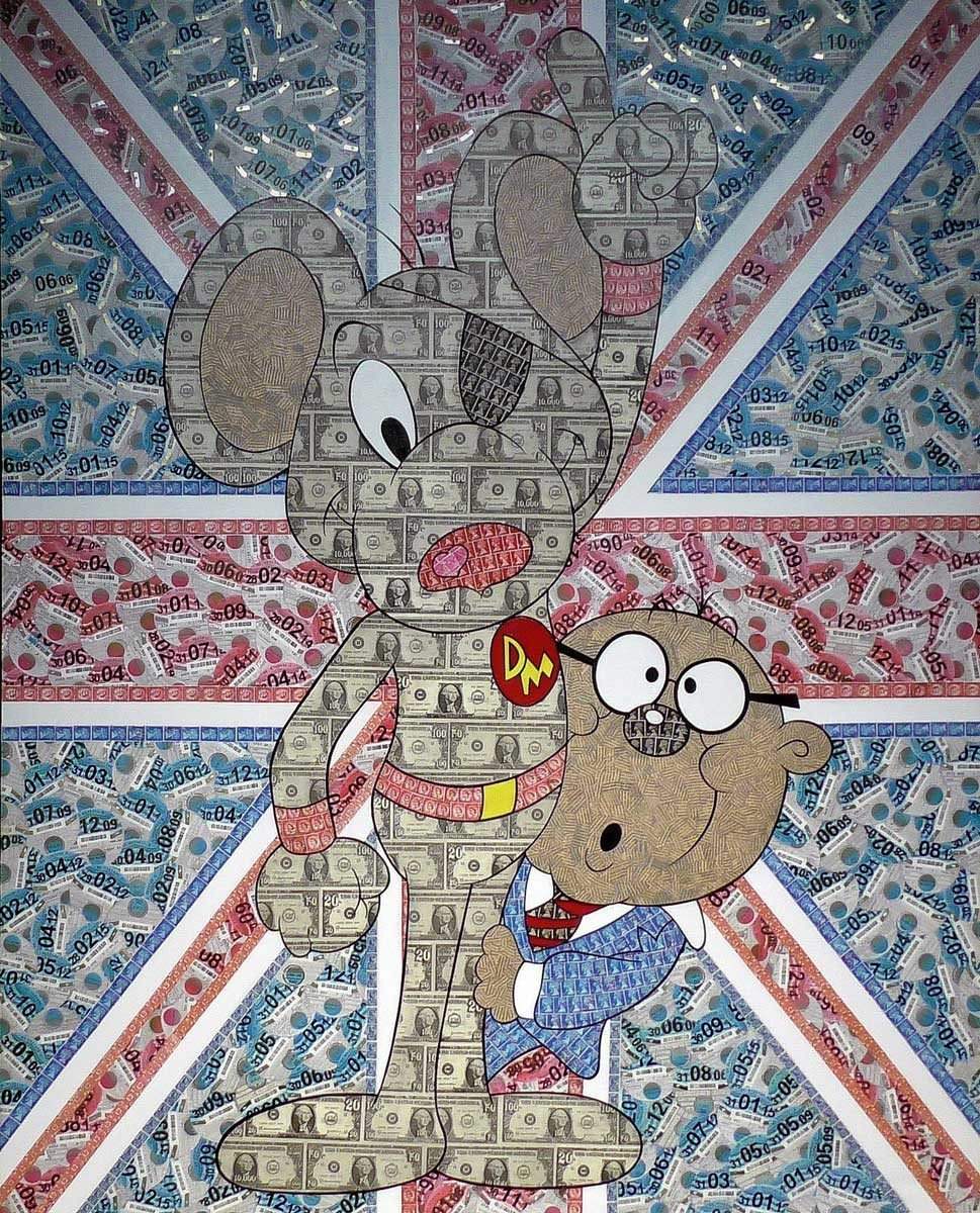 Danger Mouse - SOLD by artist Robin Coleman - Wyecliffe Galleries
