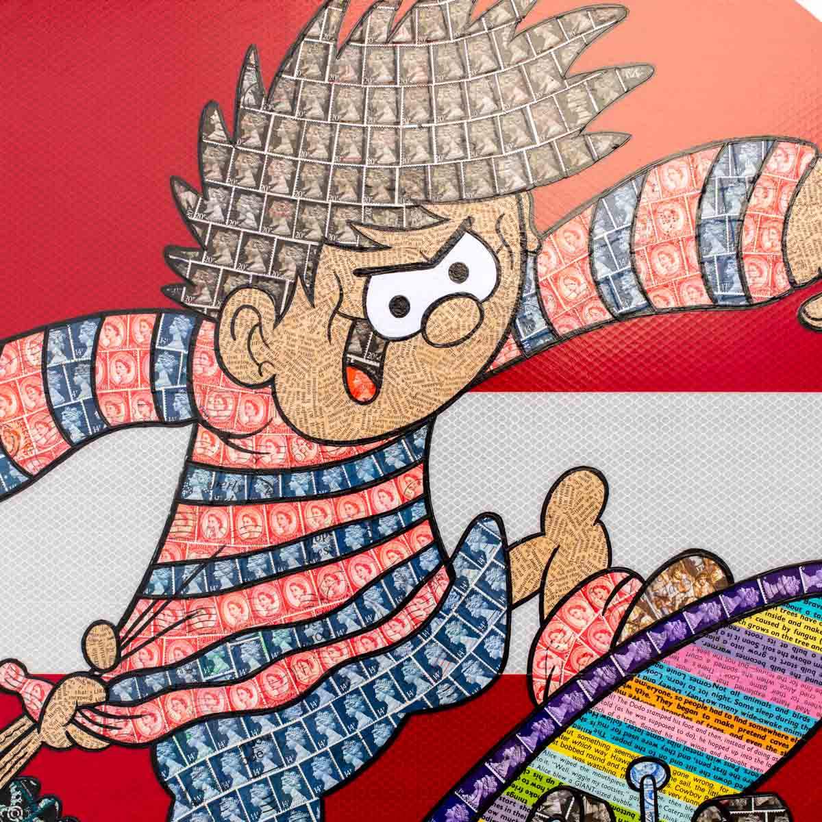 No Entry Says Who!! - Original - SOLD by artist Robin Coleman - Wyecliffe Galleries