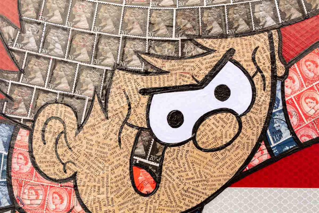 No Entry Says Who!! - Original - SOLD by artist Robin Coleman - Wyecliffe Galleries