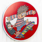 No Entry Says Who!! - Original - SOLD by artist Robin Coleman - Wyecliffe Galleries