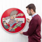 No Entry Says Who!! - Original - SOLD by artist Robin Coleman - Wyecliffe Galleries