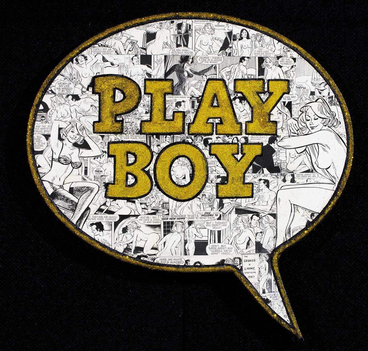 Playboy - Original - SOLD by artist Robin Coleman - Wyecliffe Galleries