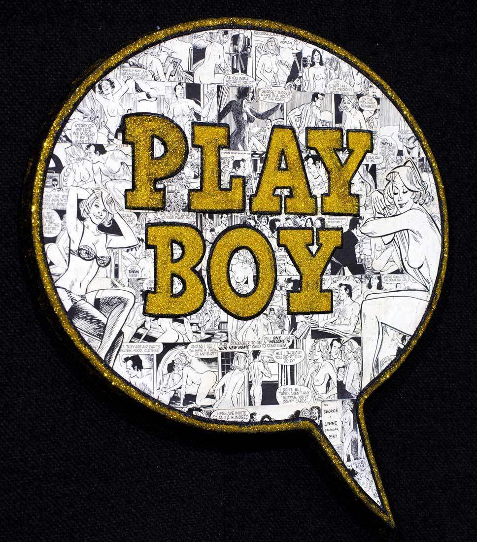 Playboy - Original - SOLD by artist Robin Coleman - Wyecliffe Galleries