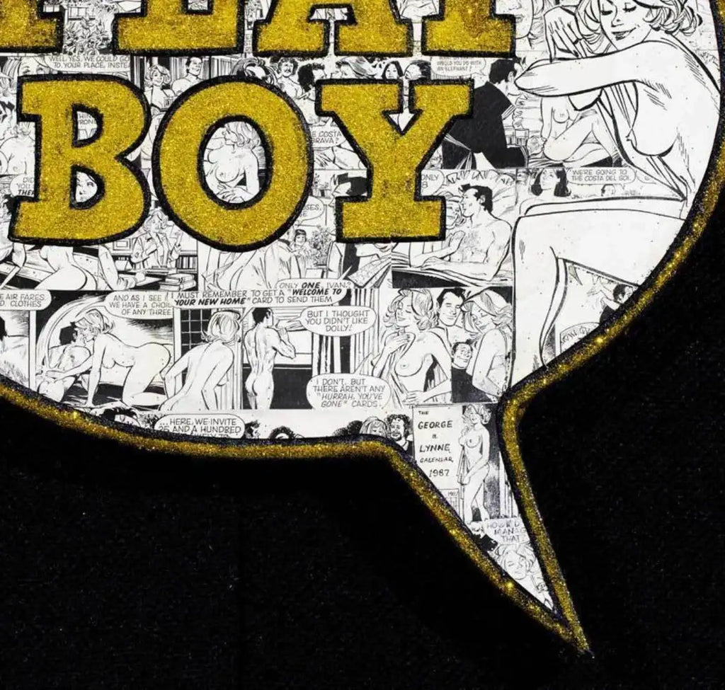 Playboy - Original - SOLD by artist Robin Coleman - Wyecliffe Galleries