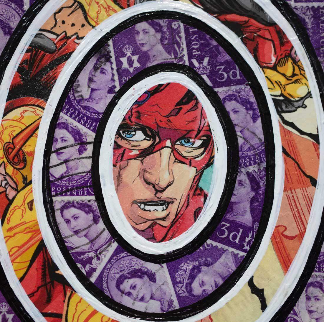 Pow! - Original - SOLD by artist Robin Coleman - Wyecliffe Galleries