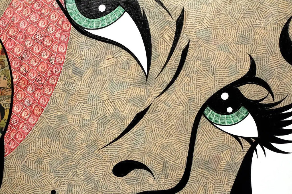 Secret Hearts - SOLD by artist Robin Coleman - Wyecliffe Galleries