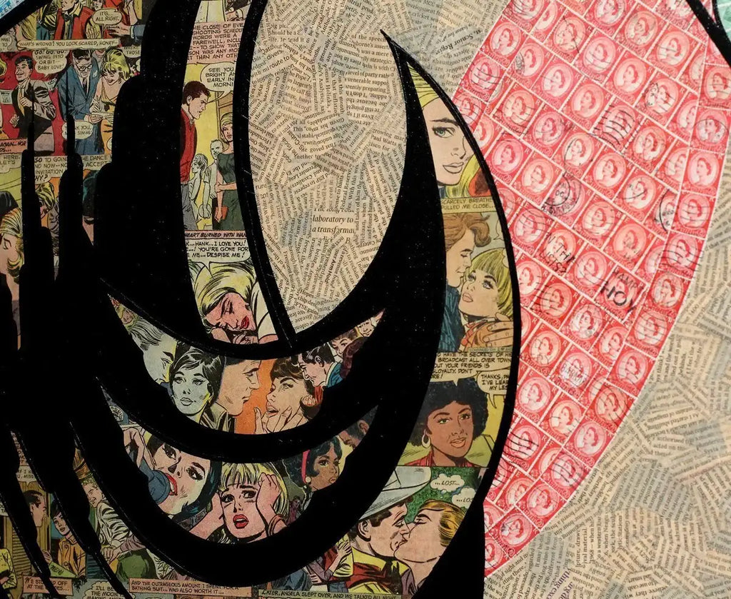 Secret Hearts - SOLD by artist Robin Coleman - Wyecliffe Galleries