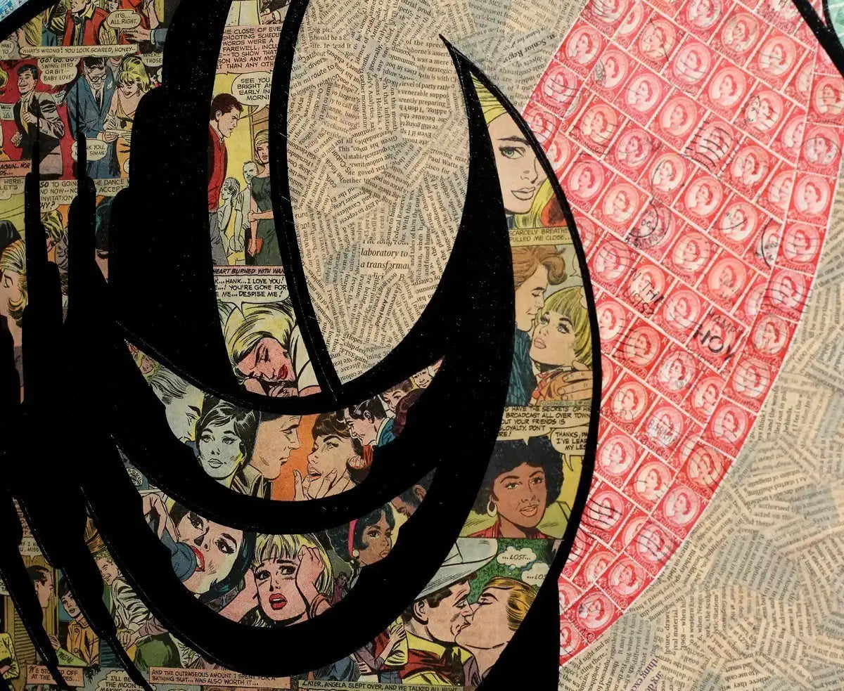 Secret Hearts - SOLD by artist Robin Coleman - Wyecliffe Galleries