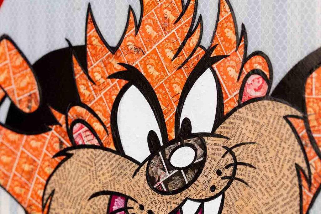 Taz You Little Devil - Original - SOLD by artist Robin Coleman - Wyecliffe Galleries