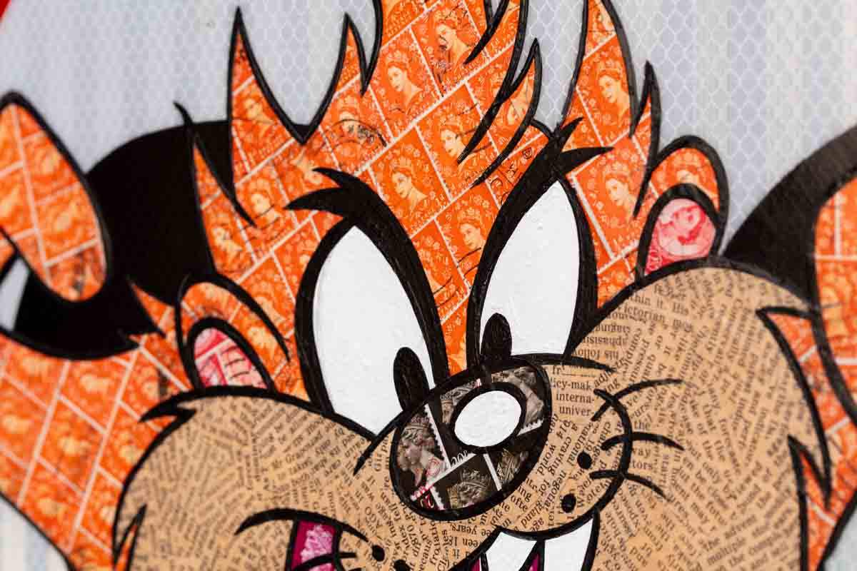 Taz You Little Devil - Original - SOLD by artist Robin Coleman - Wyecliffe Galleries